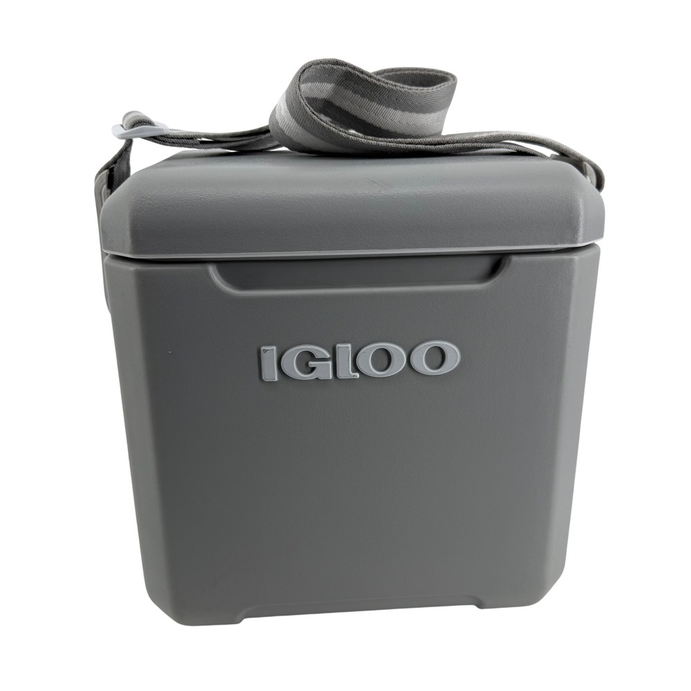 Igloo Tag Along Too 11 Qt Personal Cooler Gray with Adjustable Shoulder Strap